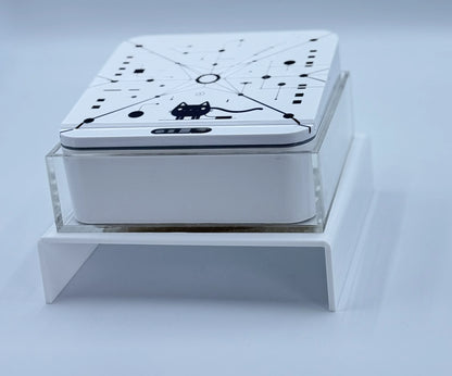 Smart Automatic Pet Feeder With RFID Sensor, Elevated Base, and 650ml Capacity for Wet & Dry Food