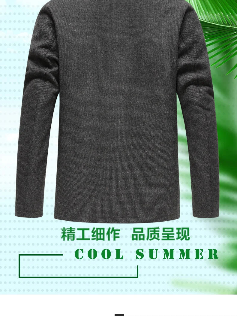 High Quality New Brand Casual Fashion Lapel Autumn Winter Mens Coat 2025 Men Clothing Fashion Jacket Solid Classic Windbreaker