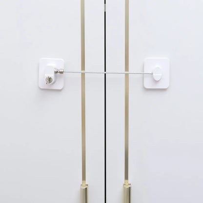 Baby Safety Cabinet Locks With Metal Key or Coded Lock Refrigerator Lock Digital Password Children Protection Sliding Closet