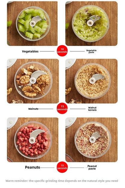 Portable Electric Garlic Chopper 100ml 250ml USB Vegetable Grinder Kitchen Garlic Masher Food Processor Tool