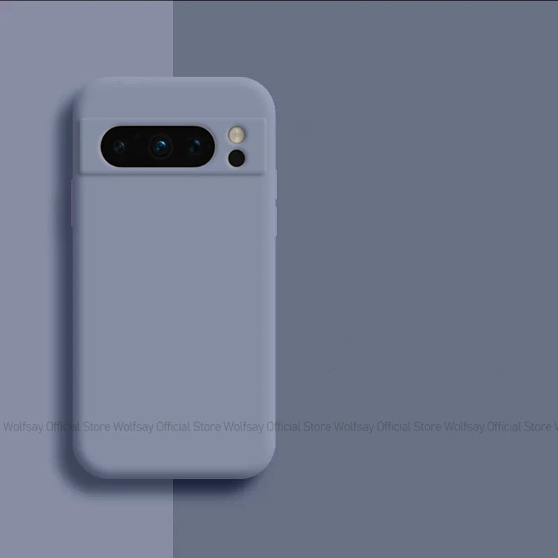 For Google Pixel 8 Pro Case Google Pixel 6A 7A 6 7 8 Pro Cover Shockproof Liquid Silicone Phone Back Cover Google Pixel 8 Pro