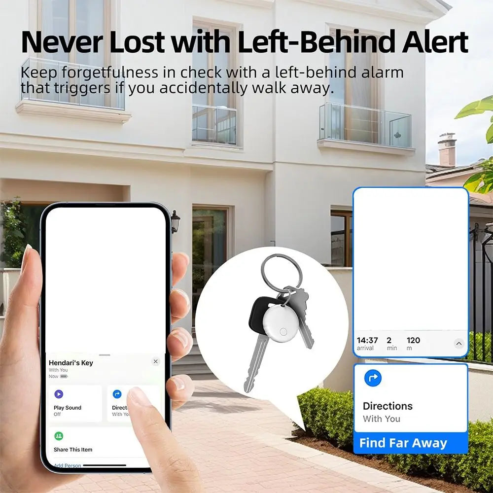 Mini Pet Smart GPS Tracker Portable Intelligent Dog Bluetooth Tracker Global Positioning Pet Anti-Lost Device for Bike Wallet