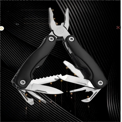 Camping Gear Outdoor Survival Stainless Steel 9 In 1 Portable Multi Tool Plier Camping Accessories Portable