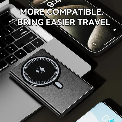 5000/10000mAh Thin Wireless Power Bank Potable Charging Mobile Powerbank Magnetic External Battery for iPhone Huawei Xiaomi 2025