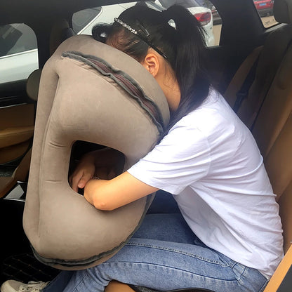 Inflatable Travel Neck Air Pillow Headrest Support Cushion Soft Sleep Pillows for Airplane Sleeping Car Train Office Home 바디필로우