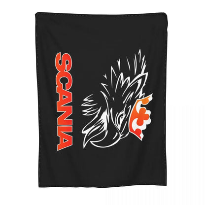 Sweden Saabs Scanias Blankets Fleece Winter Portable Lightweight Thin Throw Blanket for Bedding Travel Bedspread