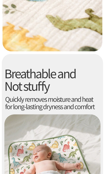 Elinfant S/M/L Size Portable Diaper Changing Mat,Waterproof Foldable Baby Changing Pad,Bedding, Mattress, Replacement cover