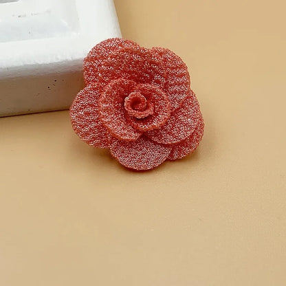 2.5CM Small Flower Clothing Headwear Accessories Three-dimensional Flower Handmade DIY Hair Accessories Accessories