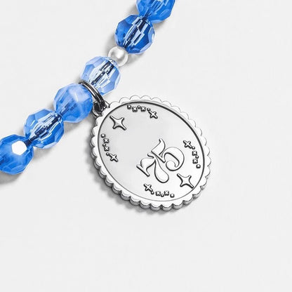 Blue High Heels Beads Phone Straps Short Lanyard Phone Hanging Chain