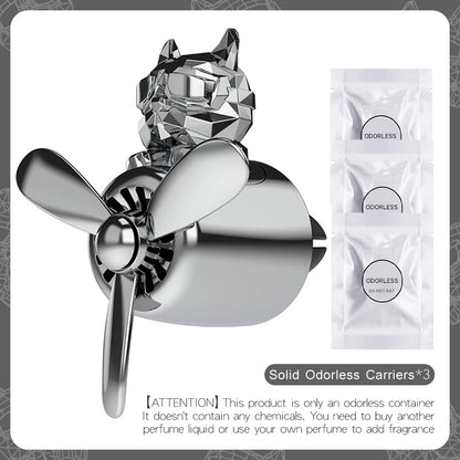 DIY perfume odorless ornaments airplane pilot bulldog car air fresheners decorations accessories aroma vent fragrance diffuser