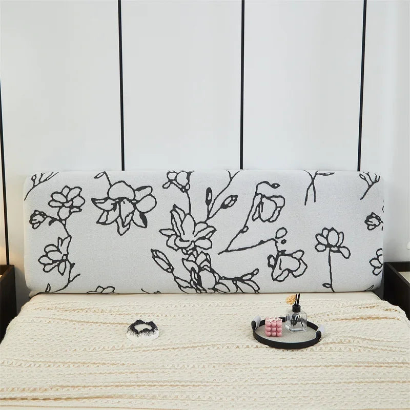 Headboard Bedhead Cover Dust Cover Double Bed Covers Durable Bed Back Protection Elastic All-inclusive Bedhead Cover Home Decor