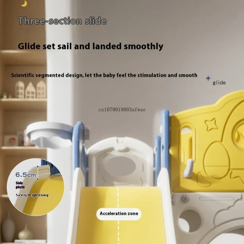 Children's Slide Outdoor Indoor Domestic Baby Sports Three-in-one Slide Swing Family Multifunction Amusement Park Toys Slide