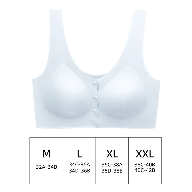 Nursing Bra Maternity Bra With Removable Pads Front Open Buckle Breathable Comfortable 3D Seamless Bras For Women Pregnancy Hot