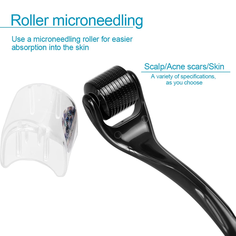 540 Derma Roller Skin Care Micro Needle Dermaroller Professional Derma Roller For Hair Growth Beard Growth Facial Beauty Roller