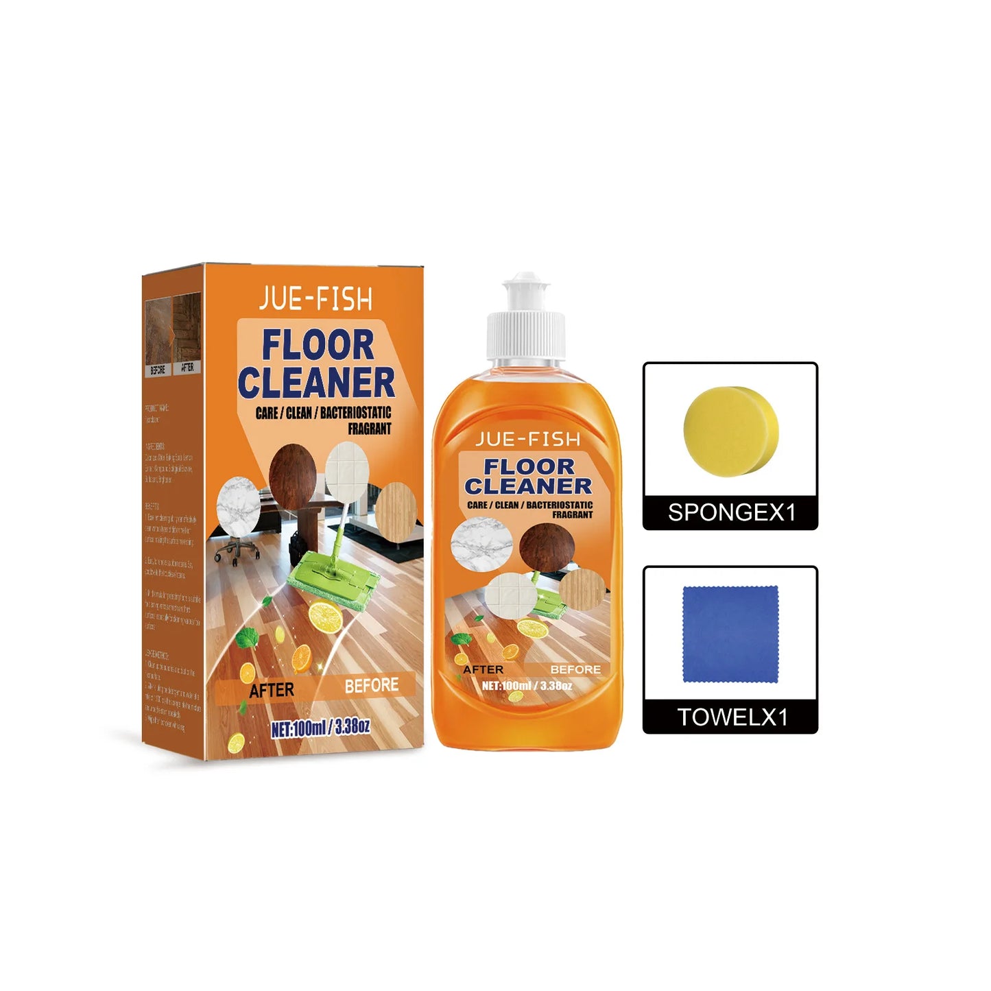Wood Floor Restorer Liquid Wooden Floor Scratch Repair Tile Marble Brightening Cleaning Prevent Cracking Floor Cleaning Solution