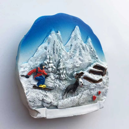 Europe Switzerland 3D Fridge Magnets Tourism Souvenir Refrigerator Magnets Sticker Collection Handicraft Decoration Articles