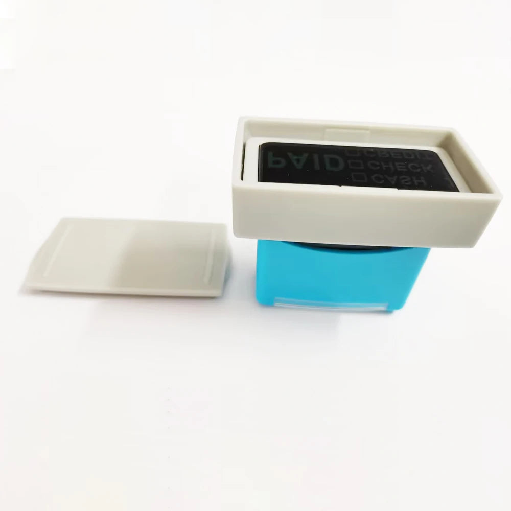 1pc Paid (cash Check Credit)stamp Payment Options: Cash Check Credit Card