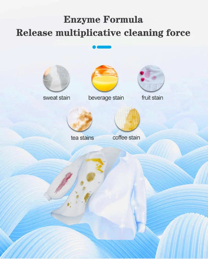 30/180Pcs Laundry Tablets Decontamination Laundry Detergent Sheet Underwear Clothes Cleaning Detergent Laundry Bubble Paper