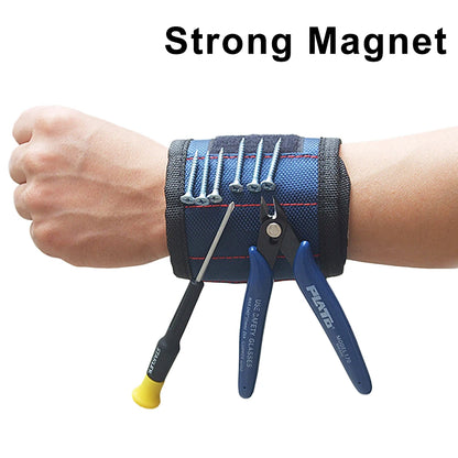 Magnetic Wristband for Holding Screws Nails Portable Toold Organizer Bag Wrist Wrap Tool Belt with Strong Magnets Cool Gadgets