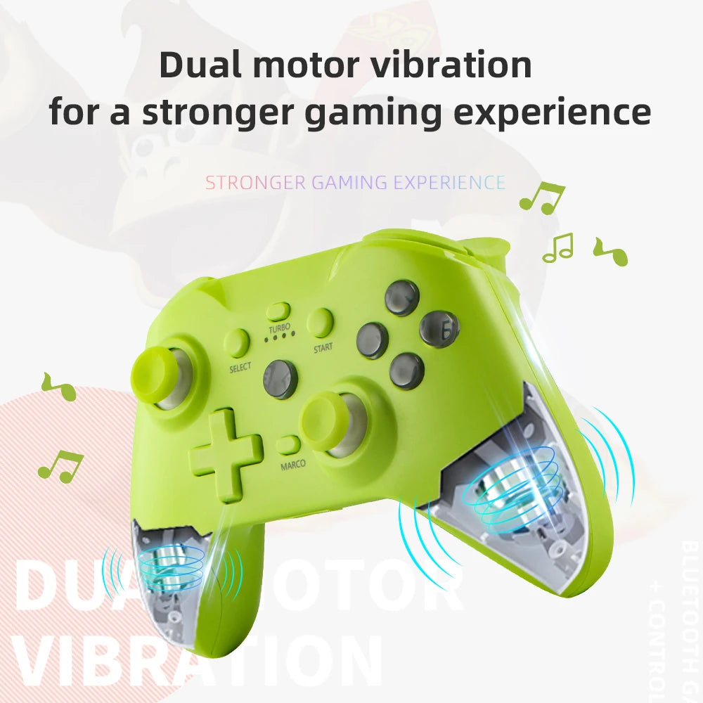 Switch gamepad  Wirelless  controller Supports Android phones/iOS/computers Win10/PS4 with dual motor vibration