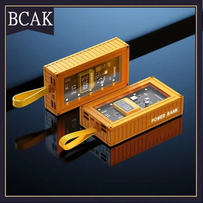 BCAK  Brand discount store 30000mAh 50000mAh 120W Fast Charging Transparent Power Bank 200000mAh Large-capacity Mobile Power