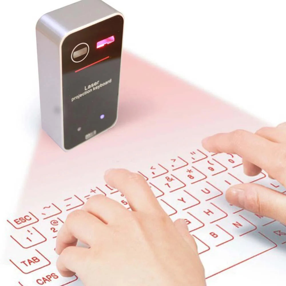 Wireless Bluetooth Laser Keyboard Portable Virtual Projection Keyboard for Android Smart Phone Tablet PC Notebook Dropshipping