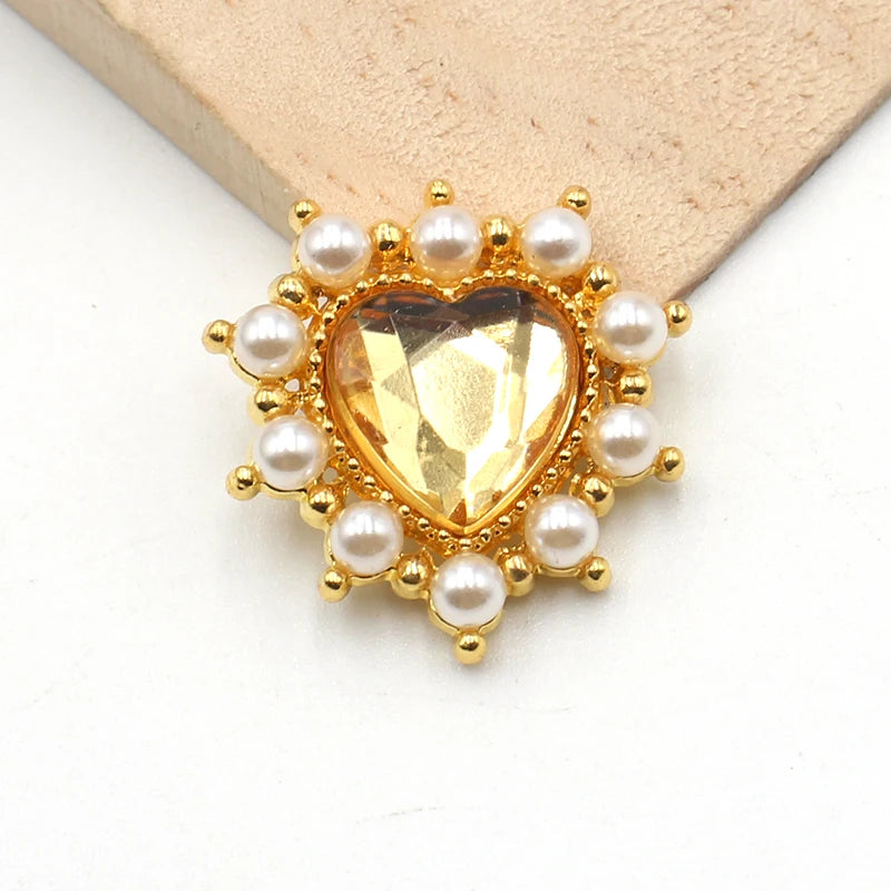 23MM fashion pearl and peach alloy accessories Diy wedding dress hair accessories invitation jewelry decorative accessories