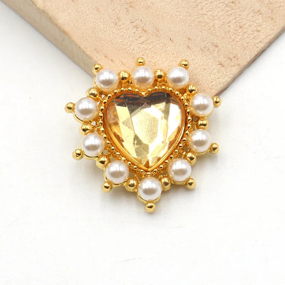 23MM fashion pearl and peach alloy accessories Diy wedding dress hair accessories invitation jewelry decorative accessories