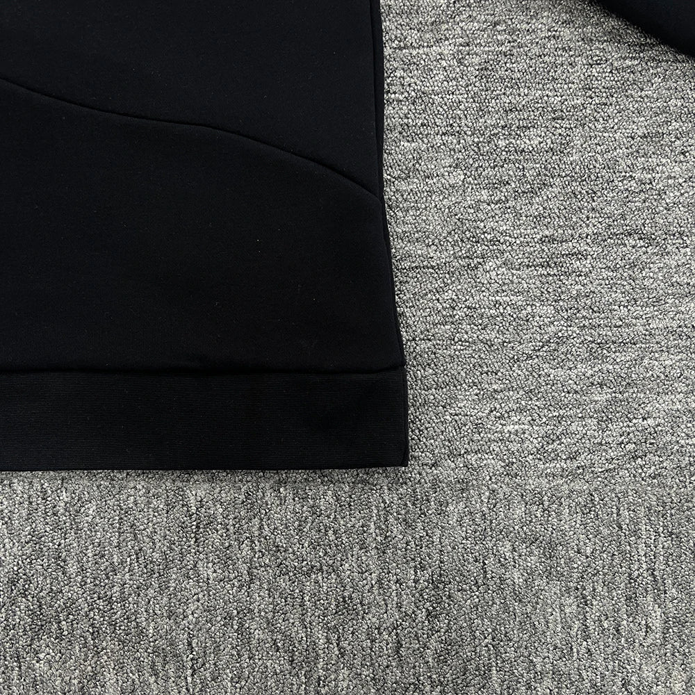 Jogging Streetwear Hoodies Trousers Set Centre Cee Tracksuit Men Clothing Y2k Cotton Sweatshirts Tops Pants Mens Clothes Black