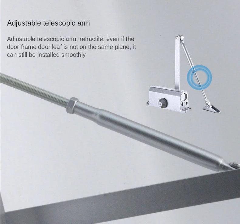 Door closer home push-pull unit door door close artifact fireproof anti-theft door hydraulic automatic buffer silent door closer