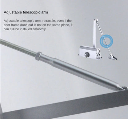Door closer home push-pull unit door door close artifact fireproof anti-theft door hydraulic automatic buffer silent door closer