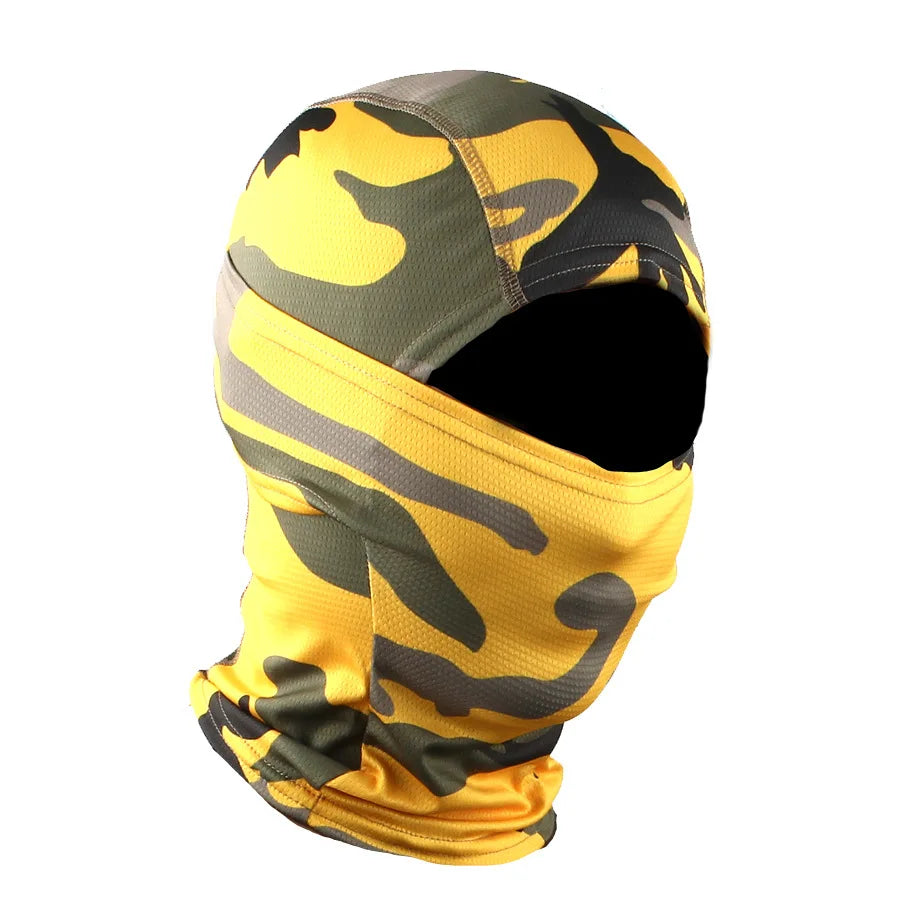 Tactical Balaclava Men Cycling Motorcycle Bike Full Face Mask Bandana Army Hunting Hiking Neck Scarf Multicam Men Cap