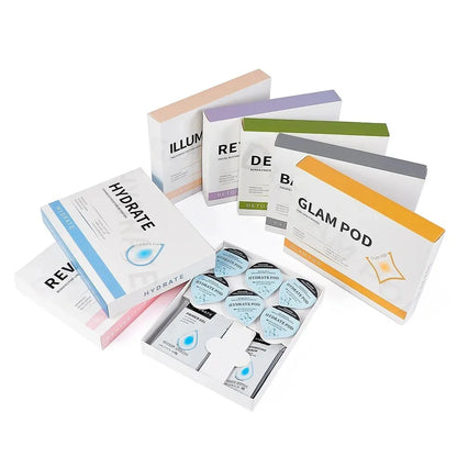 Big Foam Retouch Revive Balance Illuminate Glam Hydrate Detox Serums And Oxygen Pods Capsule Consumables Kits Serum Oxygen Pods