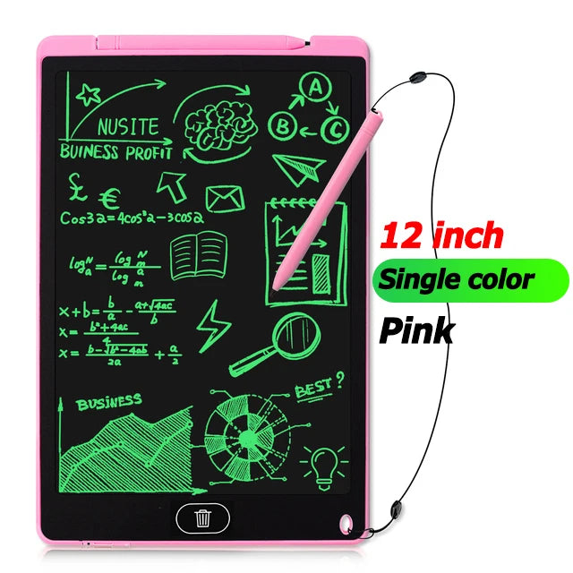 Tablets Electronic Handwriting Pad 12 inch Writing Board Drawing Tablet LCD Screen Writing Tablet Digital Graphic Toys for child