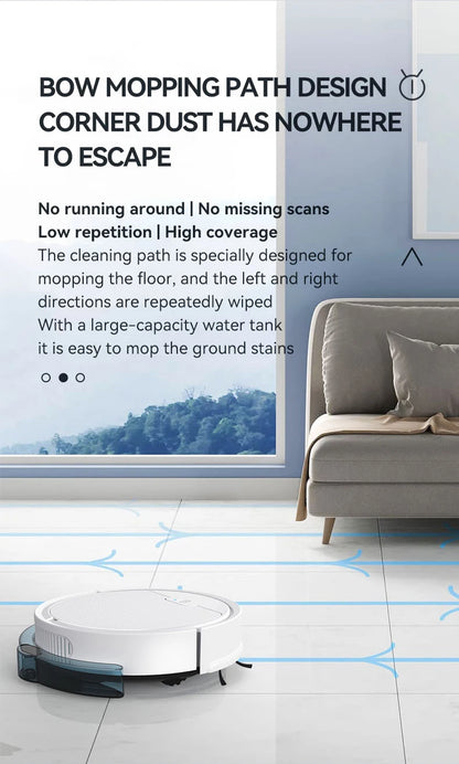 2024 New Automatic Sweeping Robot Vacuum Cleaner APP Control Water Tank Sweep And Wet Mopping Vacuum Clean Intelligent Robot