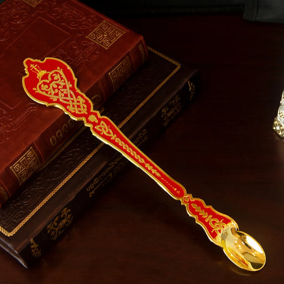 Russian Church Orthodox Holy Oil Ritual Supplies Gold Plated Metal Utensils Prayer Church Ritual Supplies