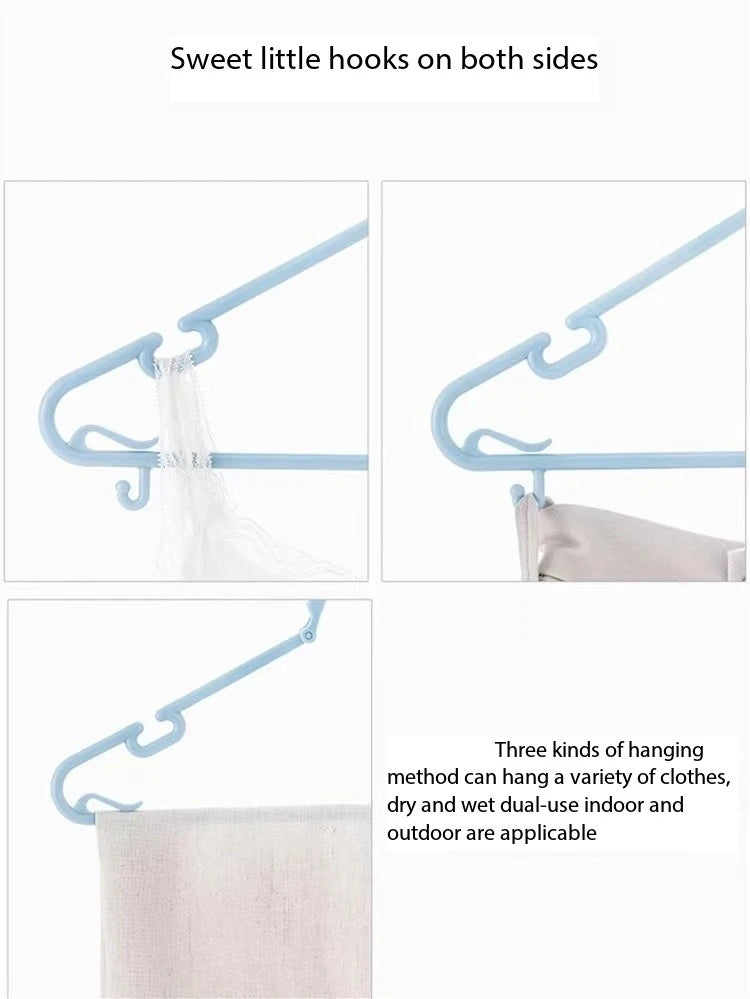 Super sized seller uses multifunctional windproof drying racks with thickened thickness (2pcs)