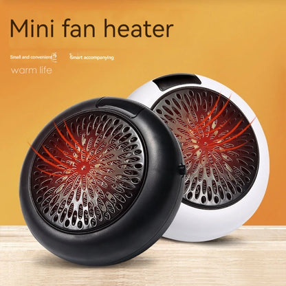 EU Portable electric heater Mini Wall-mounted home desk Heater Heater Quiet remote Quick heating thermostat