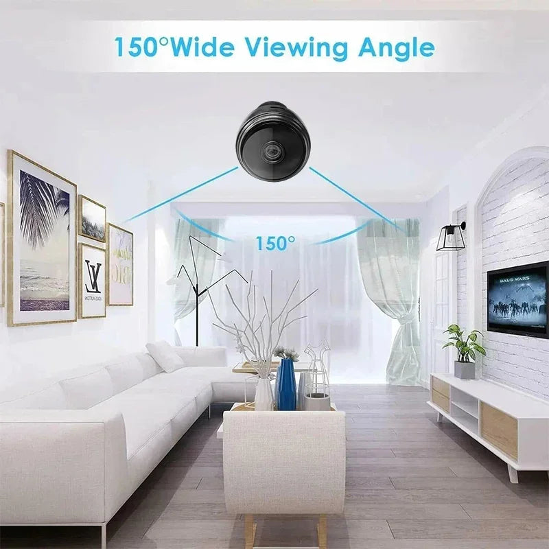 Home Security A9 Camera HD Wireless WIFI Network 1080p Infrared Night Vision For Outdoor Sports With Surveillance Features