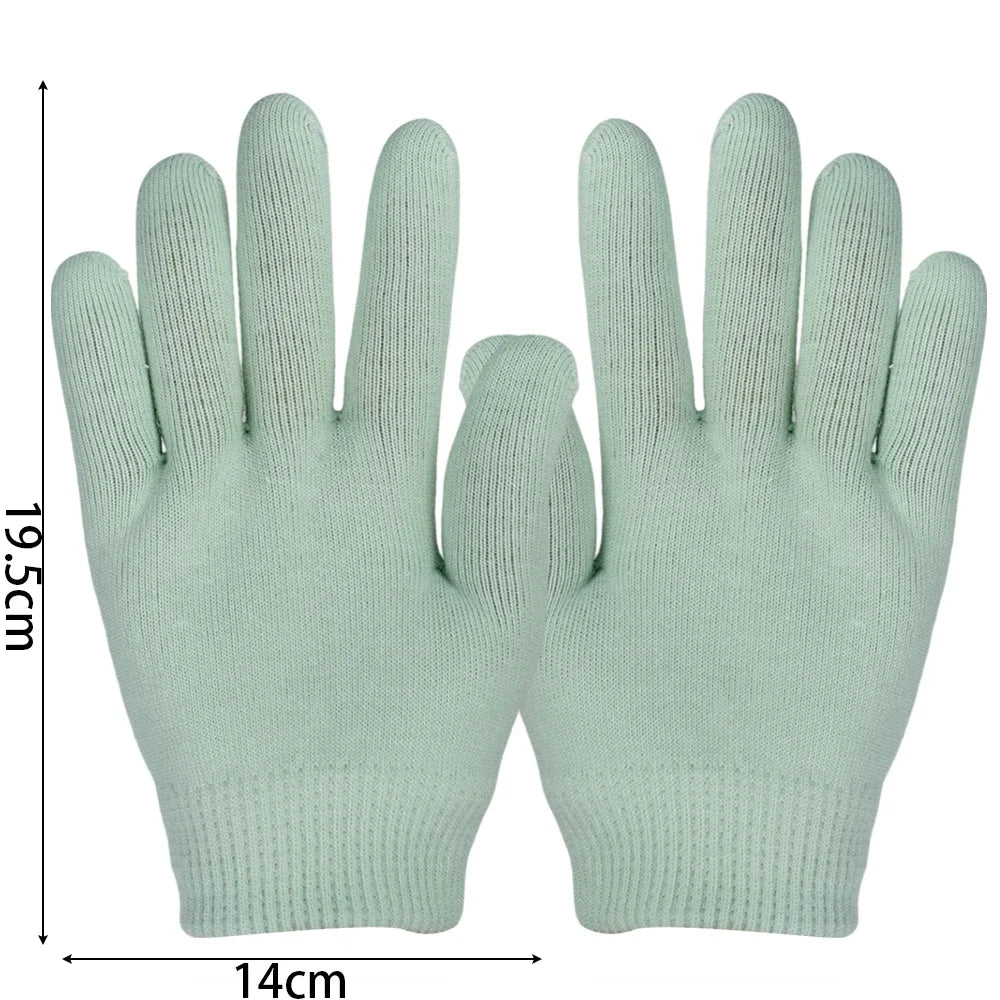 Silicone Moisturizing Mask Socks Reusable Exfoliating Anti Crack Protective Gloves Dry Dead Skin Remover Tools Hand Foot Care