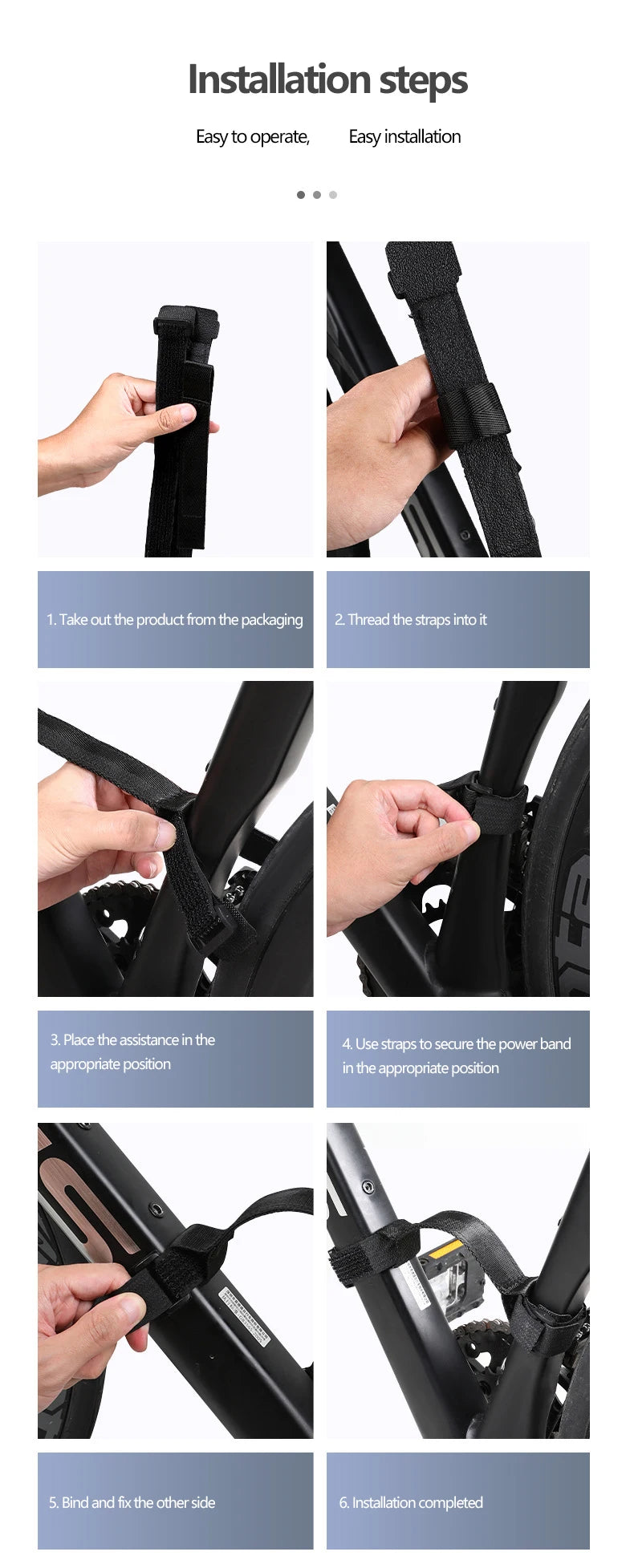 Bicycle Carrying Strap Hand Straps Luggage Tie Organization Straps Effort-Saving Portable Straps Tie Strap Bike equipment