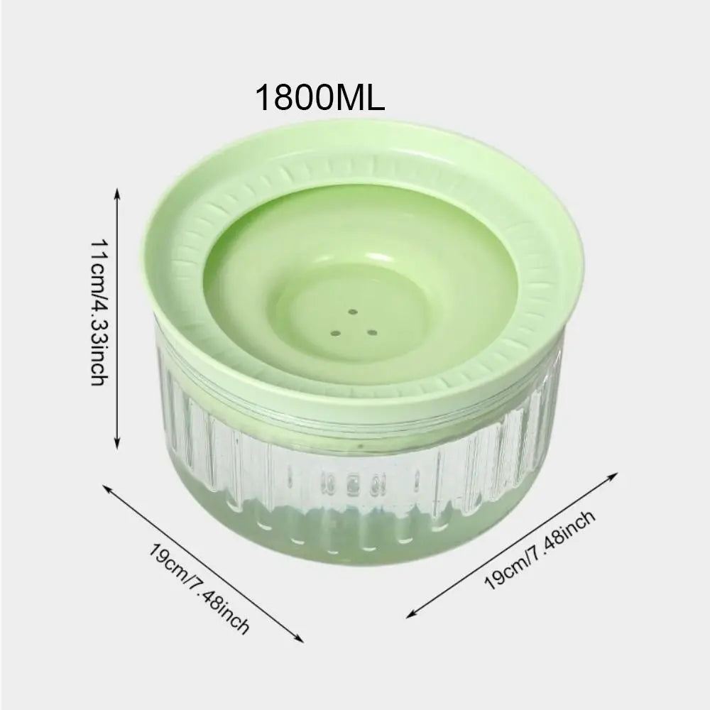 Large Capacity Pet Water Bowl Detachable Anti Splash Dog Floating Bowl Anti-tipping Anti Wetting Mouth Automatic Dog Bowl Travel