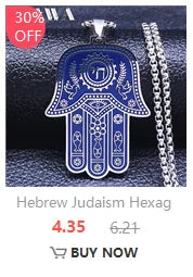 Talisman Protection Luck King Solomon Seal Necklace Stainless Steel Wealth Fortune Wheel Women Men Chain Jewelry salomon N3674