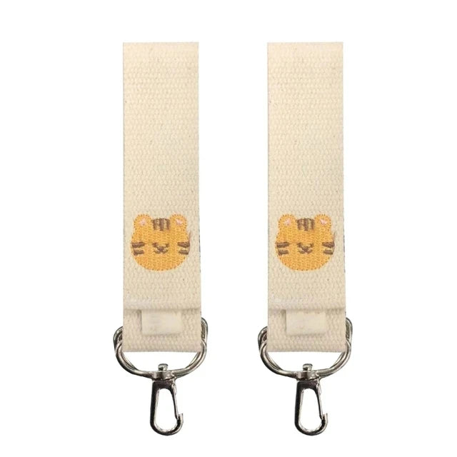 2Pcs Stroller Hooks for Hanging Bags Shopping Bags Durable Cartoon Hooks Universal Armrest Hanging Hook for Prams