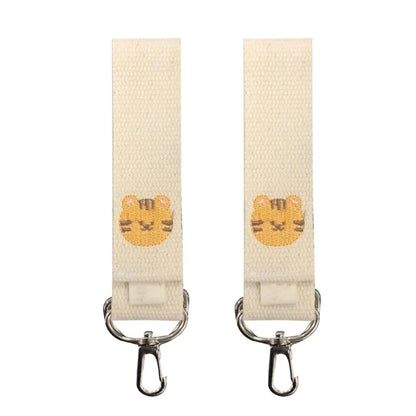 2Pcs Stroller Hooks for Hanging Bags Shopping Bags Durable Cartoon Hooks Universal Armrest Hanging Hook for Prams