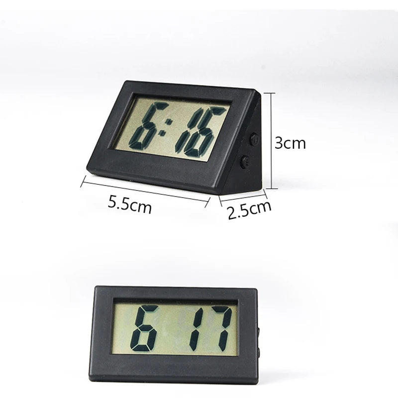 Mini Clock Simple Electronic Clock Bedside Clock Car Clock Student Clock Portable Desk Clock Digital Clock with Date