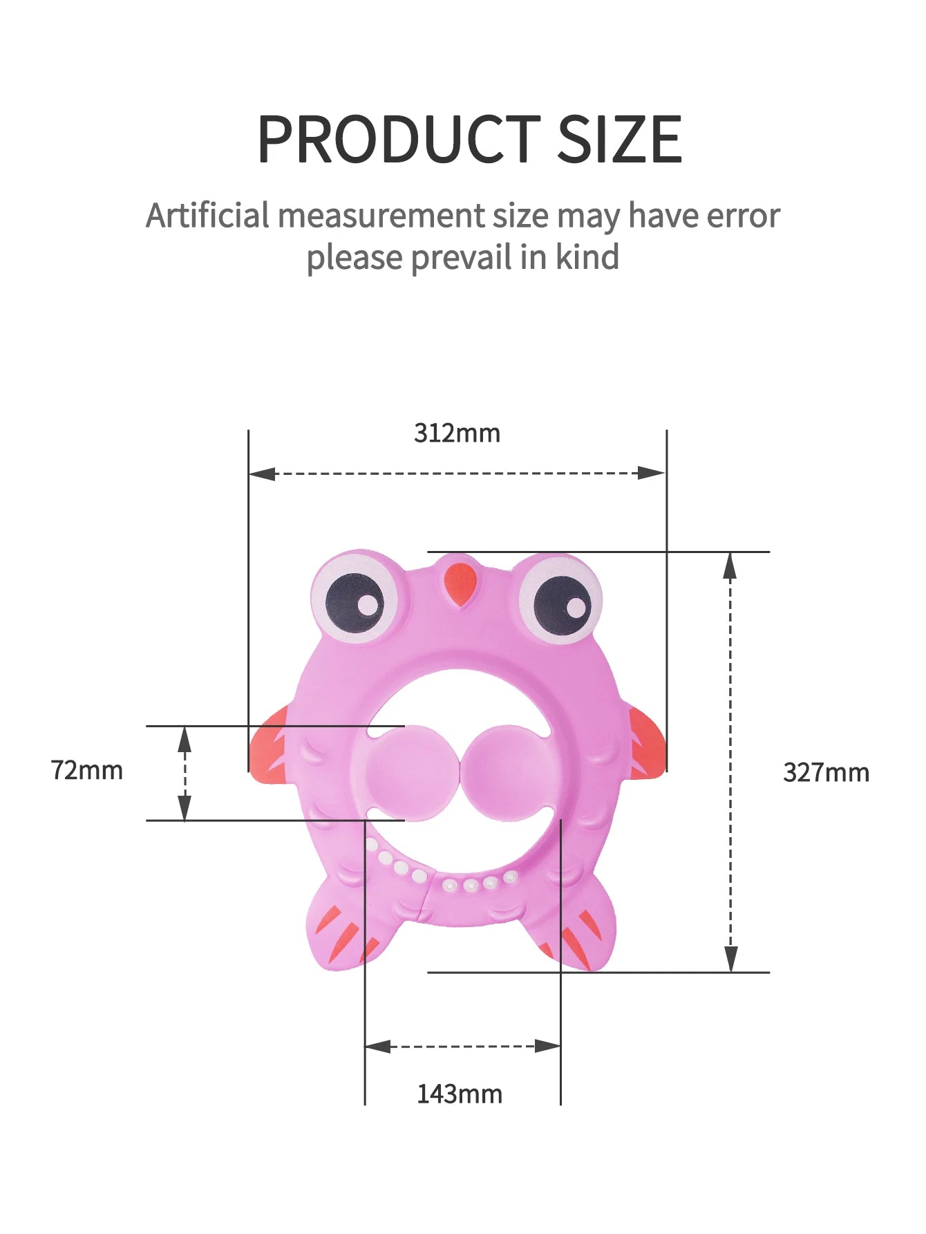 Cute Animal Shower Cap Safety Eye Protection Ear Protection Lightweight Cute Cartoon Baby Bath Protective Cap Shampoo Bath Care