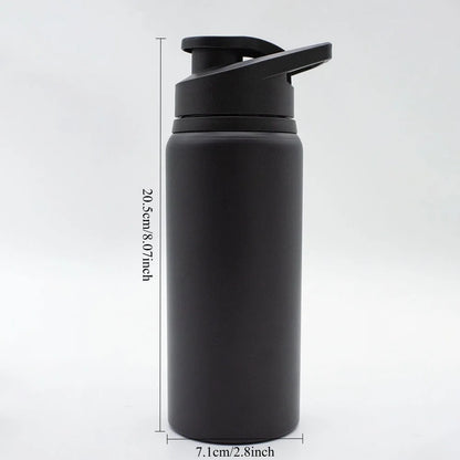 Portable Water Bottle Outdoor Sports Travel Cup Metal Drinking Bottle for Cycling Hiking Gym Leakproof Reusable Water Container