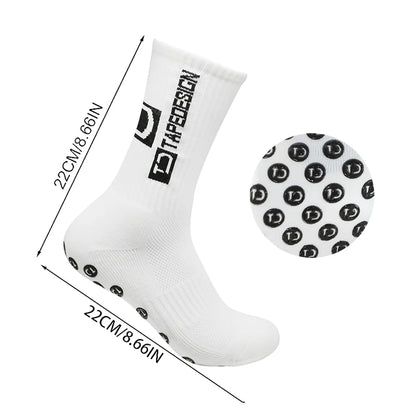 3 Sets Non-Slip Sports Dispensing Socks for Outdoor Training - Adult Leg Socks for Football Basketball Tennis Running