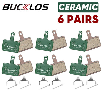BUCKLOS Ceramic Hydarulic Disc Brake Pads For SHIMANO B01S B05S 1/2/4/6/8/10Pair MTB Brake Pad Wear-resistant Disc Brake Pads